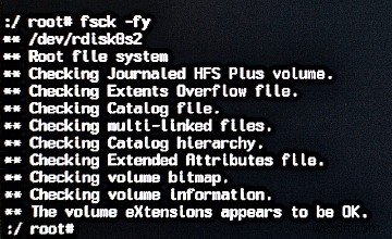 मैक पर फाइल सिस्टम चेक एग्जिट कोड 8 को कैसे ठीक करें? 