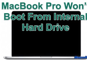 MacBook Pro आंतरिक हार्ड ड्राइव से बूट नहीं होगा, इसे कैसे ठीक करें?
