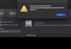 com.apple.DiskManagement.disenter त्रुटि ठीक करें