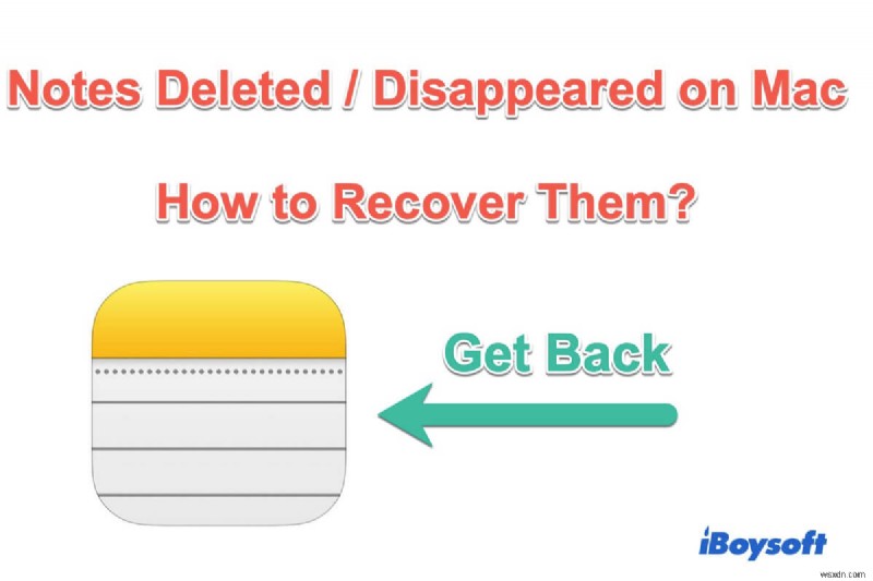 Mac पर डिलीट/गायब नोटों को कैसे रिकवर करें? (सत्यापित समाधान)