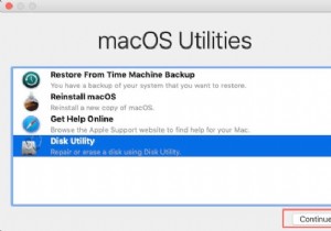 मैक को डिस्क उपयोगिता में कैसे बूट करें?