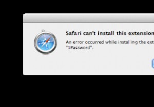 मैक पर सफारी ब्राउज़र में कुछ सफारी एक्सटेंशन स्थापित करने में असमर्थ 
