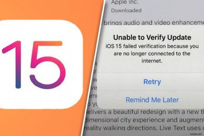 iOS 15″ में विफल सत्यापन त्रुटि को कैसे ठीक करें?