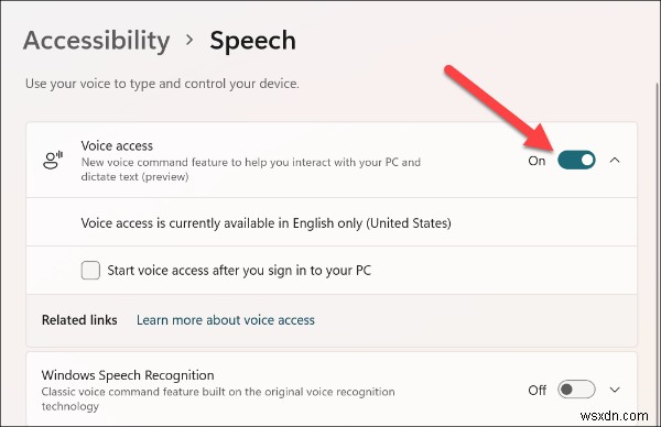 विंडोज 11 में वॉयस एक्सेस का उपयोग कैसे करें