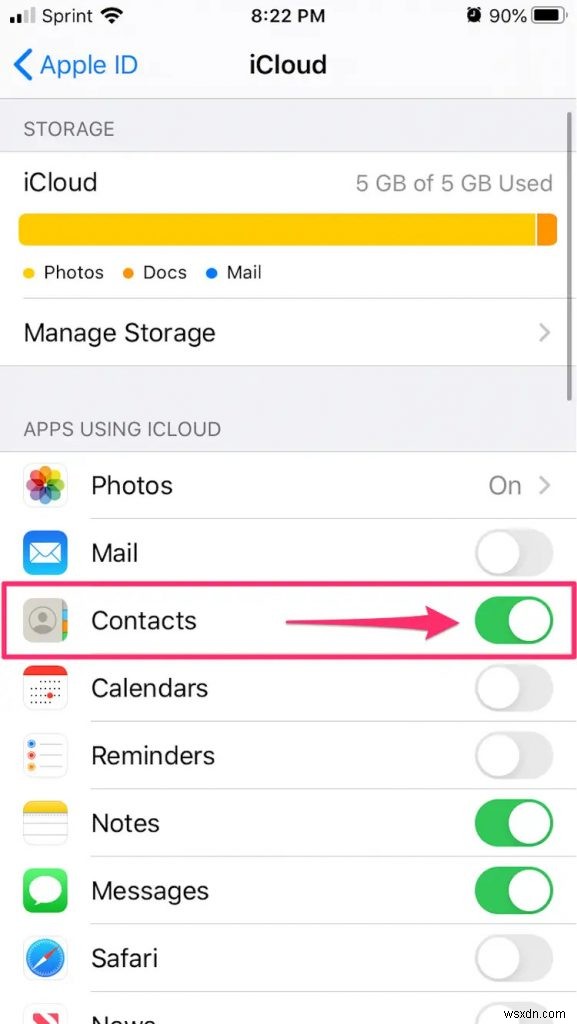 [फिक्स्ड] संपर्क iOS अपडेट 15.4.1 के बाद गायब हो गए