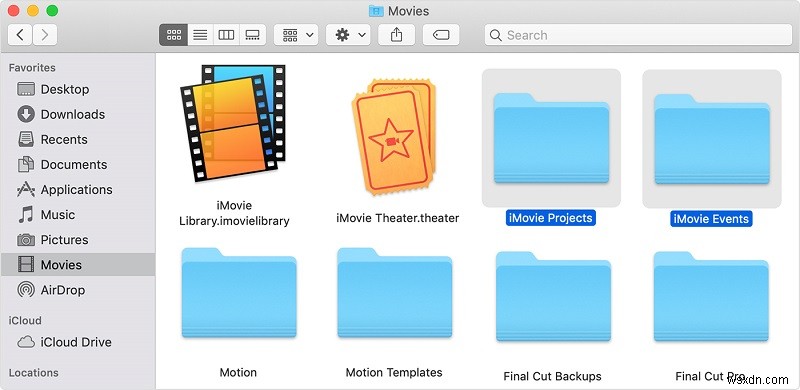 iMovie फ़ाइलें कहाँ संग्रहीत हैं? [2022 अपडेट किया गया] 