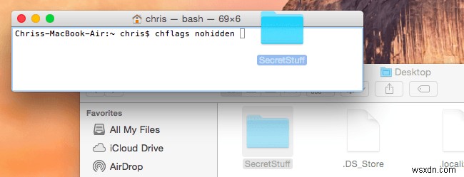 2022 मैक पर एक हिडन फोल्डर बनाने की तकनीक 