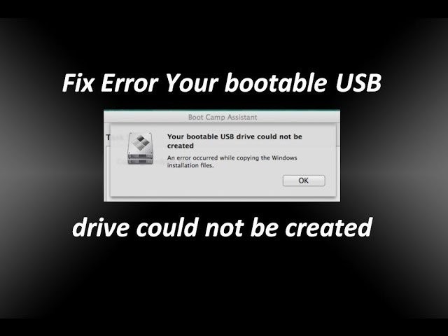 [त्रुटि ठीक करें] आपका बूट करने योग्य यूएसबी ड्राइव नहीं बनाया जा सका 