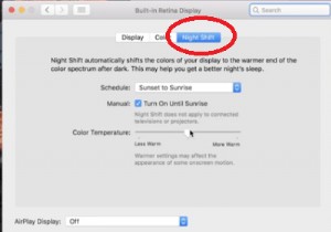 मैक के लिए नाइट शिफ्ट:अपनी आंखों की सुरक्षा के लिए इसे कैसे प्रबंधित करें 