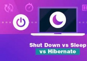 हाइबरनेट बनाम स्लीप बनाम शटडाउन:पावर सेटिंग्स कैसे स्विच करें 