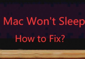 मैक सो नहीं पाएगा:इस समस्या को कैसे ठीक करें? 