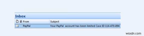 आपका पेपैल खाता सीमित कर दिया गया है:फ़िशिंग ईमेल से बचें