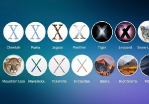 मैक ओएस एक्स और मैकोज़ संस्करणों के लिए एक व्यापक सूची 