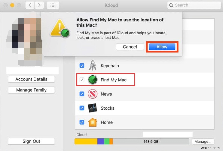 डिवाइस का पता लगाने के लिए Mac पर Find My iPhone का उपयोग कैसे करें