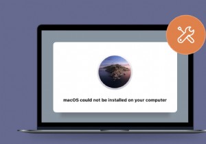 फिक्स्ड:MacOS आपके कंप्यूटर पर इंस्टॉल नहीं किया जा सका