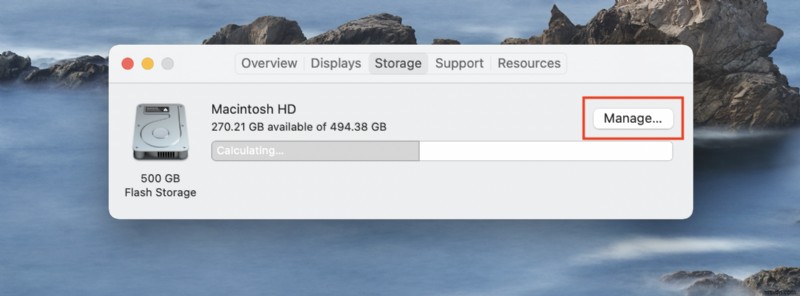 Mac पर स्टोरेज स्पेस कैसे चेक करें