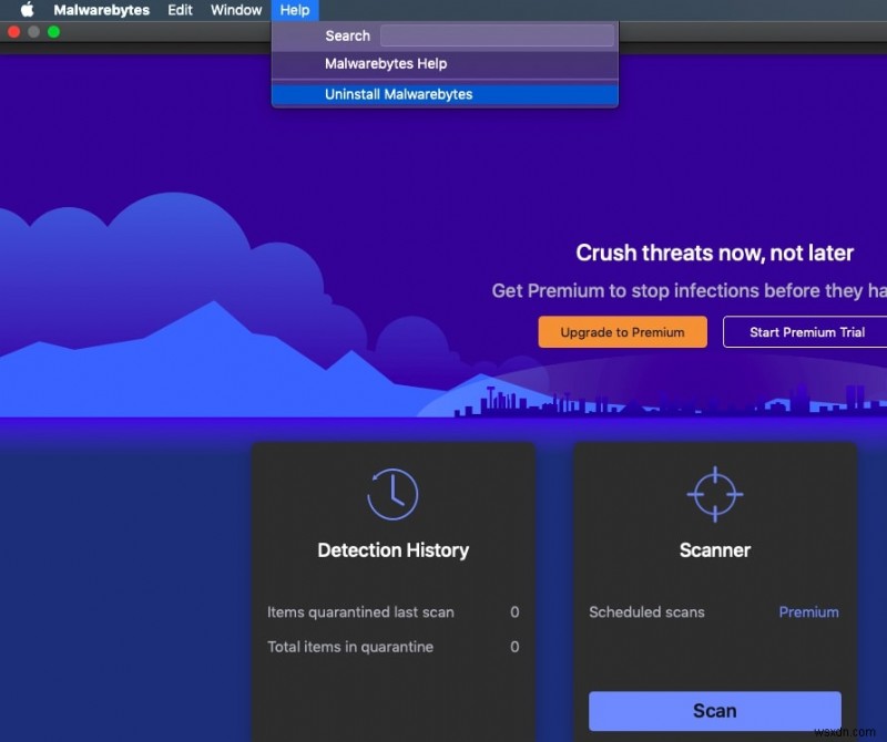 Mac पर मालवेयरबाइट्स को अनइंस्टॉल कैसे करें