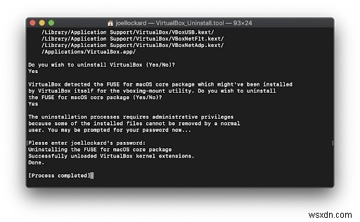 Mac पर VirtualBox को अनइंस्टॉल कैसे करें