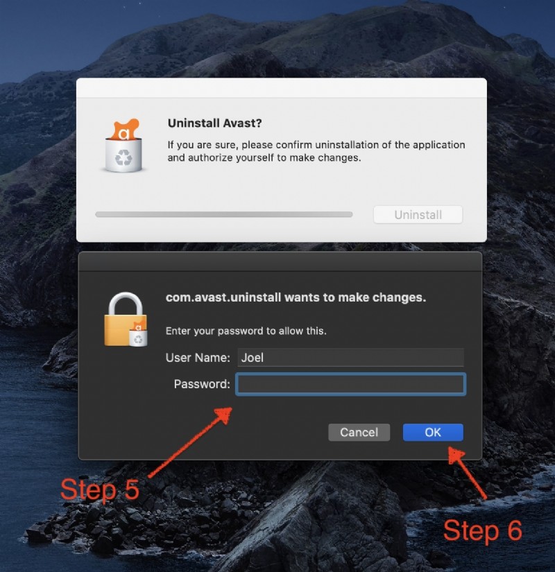Mac पर Avast को अनइंस्टॉल कैसे करें