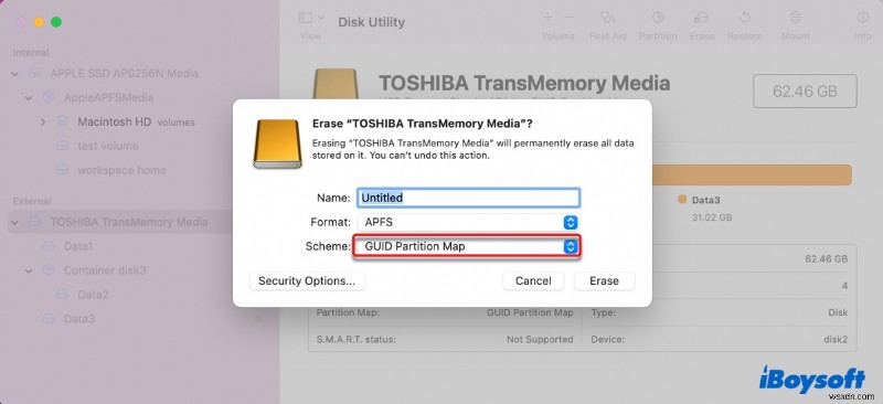 यदि आप Mac पर SD कार्ड/USB ड्राइव/हार्ड ड्राइव का विभाजन नहीं कर सकते हैं तो क्या करें?