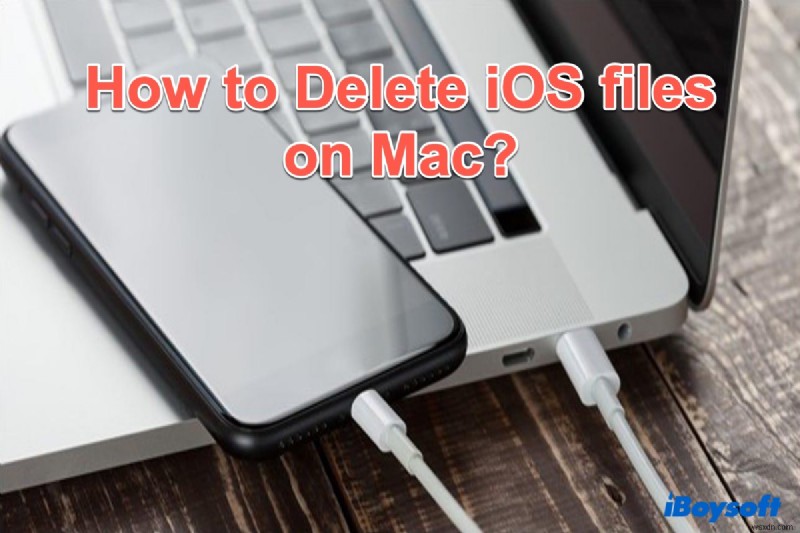 मैक स्टोरेज स्पेस खाली करने के लिए मैक पर आईओएस फाइल कैसे डिलीट करें?