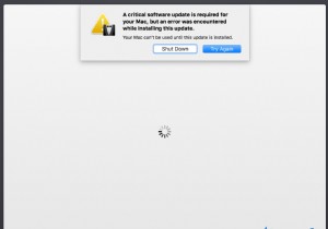 [Fixed] आपके Mac त्रुटि 2022 के लिए एक महत्वपूर्ण सॉफ़्टवेयर अपडेट आवश्यक है