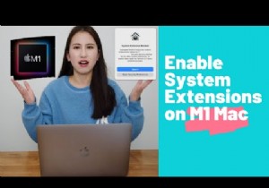 Apple Silicon Mac पर सिस्टम एक्सटेंशन या कर्नेल एक्सटेंशन कैसे सक्षम करें?