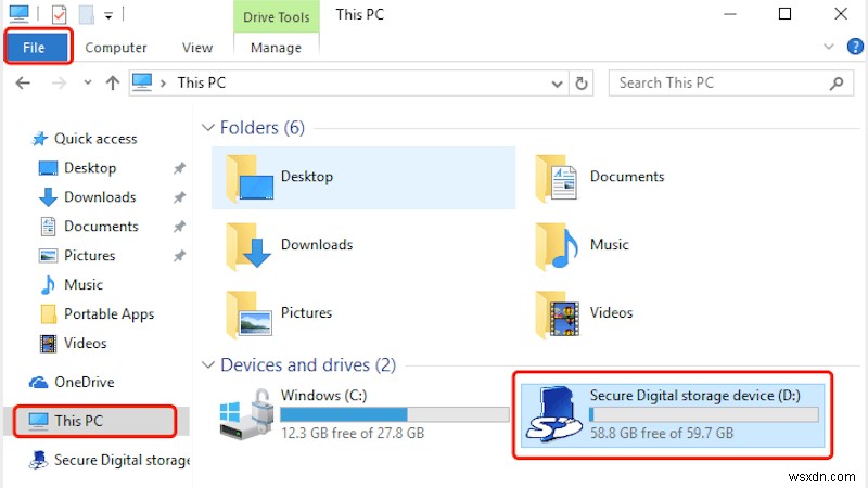 Windows 10 पर (माइक्रो) एसडी कार्ड को कैसे फॉर्मेट करें (स्टेपवाइज गाइड)