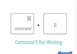 कमांड R काम नहीं कर रहा है, मैक कैसे रिकवरी मोड में प्रवेश करता है?