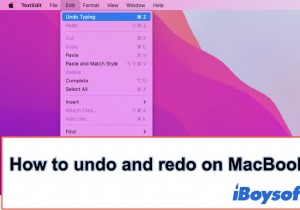 मैक/मैकबुक पर पूर्ववत कैसे करें और मैक पर फिर से कैसे करें