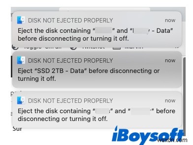 Mac Monterey पर एक्सटर्नल हार्ड डिस्क डिसकनेक्ट करते रहें ठीक करें