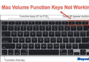 क्या करें जब Mac वॉल्यूम फंक्शन कुंजियाँ काम नहीं कर रही हों