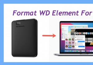 मैक के लिए WD तत्वों को प्रारूपित करने का ट्यूटोरियल