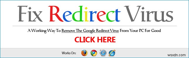 Google रीडायरेक्ट वायरस हटाने का ट्यूटोरियल