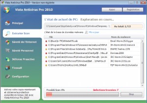 Vista Antivirus 2010 निकालें - इस स्पाइवेयर के लिए निष्कासन निर्देश