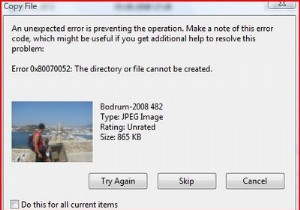 Windows Vista में 0x80070052 त्रुटि को कैसे ठीक करें