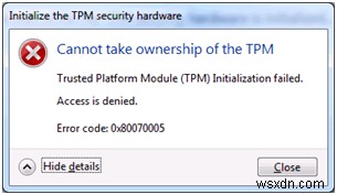 Windows XP पर  0x80070005  त्रुटि को कैसे ठीक करें? 