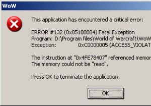 वर्ल्ड ऑफ Warcraft एरर 132 फिक्स - WOW से 132 एरर्स को कैसे रिपेयर करें