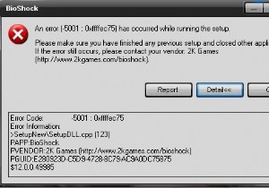 5001 त्रुटि सुधार - विंडोज़ पर 5001 त्रुटि का समाधान कैसे करें
