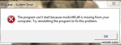 msidcrl40.dll त्रुटियों को हल करने के लिए कदम - कार्य मरम्मत ट्यूटोरियल