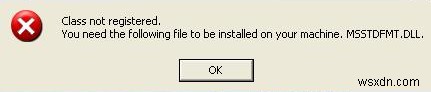 Msstdfmt.dll डाउनलोड करें और त्रुटि सुधार ट्यूटोरियल