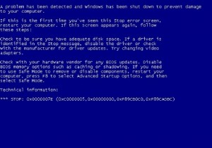 0x0000007e ब्लू स्क्रीन त्रुटि को कैसे रोकें
