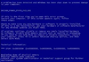 STOP 0x0000009F त्रुटि ठीक करें