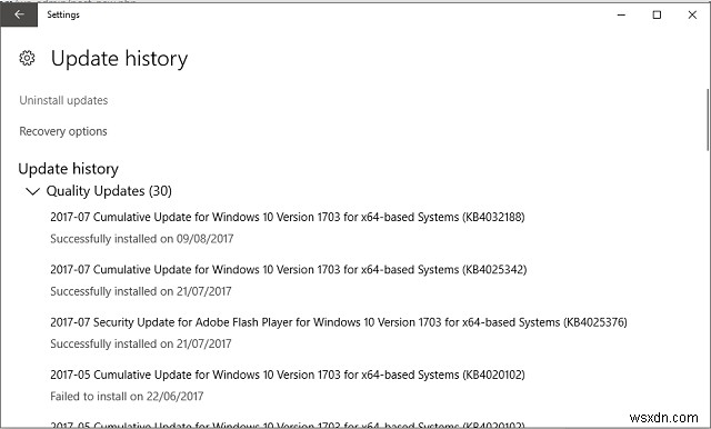 Windows 10 अद्यतन त्रुटि 0x80070652