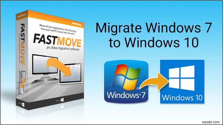 डेटा माइग्रेशन सॉफ़्टवेयर का उपयोग करके Windows 7 से Windows 10 में माइग्रेट कैसे करें