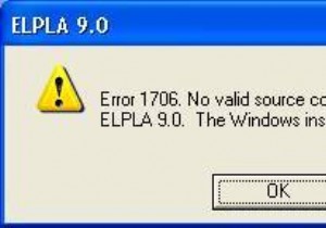 Windows इंस्टालर त्रुटि 1706 को कैसे ठीक करें