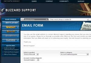 Warcraft त्रुटि 203 की दुनिया को कैसे ठीक करें - खाता निर्माण त्रुटि 