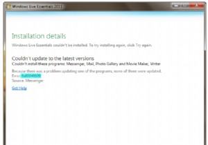 0X80040609 त्रुटि को सुधारने के चरण - Windows Live Essentials