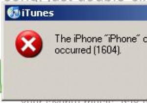 iPhone 1604 त्रुटि ठीक करें