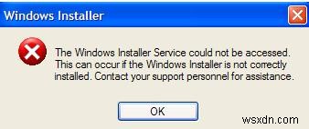 Windows इंस्टालर सेवा तक नहीं पहुंचा जा सका  त्रुटि सुधार ट्यूटोरियल 